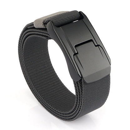 VATLY Elastik-Gürtel Herren Matte Metall-Schnalle Schnellverschluss Tactical Outdoor