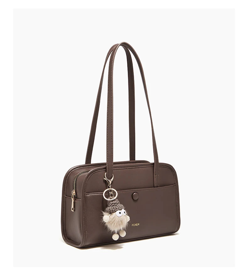 Damen Schultertasche aus PU-Leder mit Crossbody Großem Fassungsvermögen