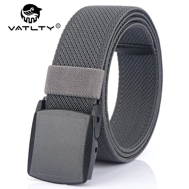 Unisex-Gürtel Elastisch Aus Canvas Mit Nylon-Schnellverschluss 3,8 cm Breite Für Outdoor