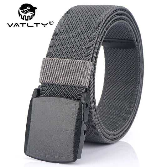 Unisex-Gürtel Elastisch Aus Canvas Mit Nylon-Schnellverschluss 3,8 cm Breite Für Outdoor