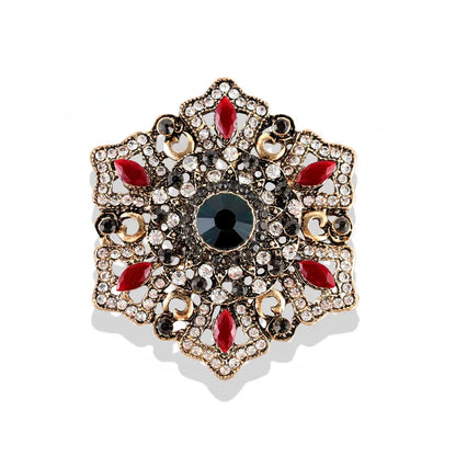 Brosche Metall Barock Vintage Retro Palast Revers Pin Unisex Party