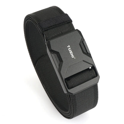 Herren-Gürtel aus Nylon mit magnetischem Schnellverschluss und elastischem Bund 35mm Breite