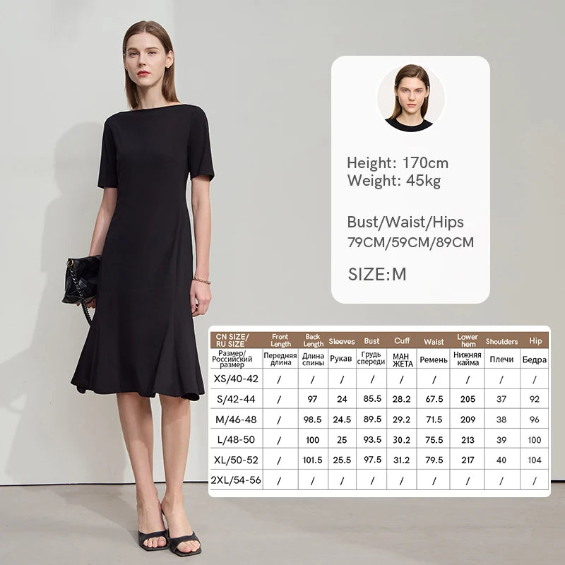 Elegantes Bürokleid Mit Taillierung Für Moderne Berufsdamen