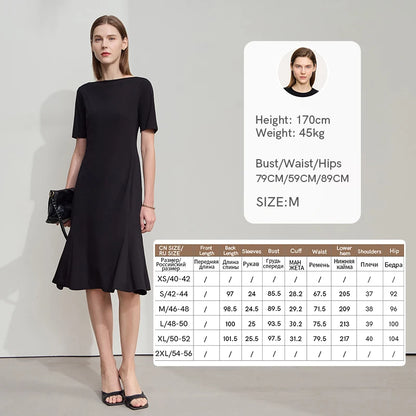 Elegantes Bürokleid Mit Taillierung Für Moderne Berufsdamen