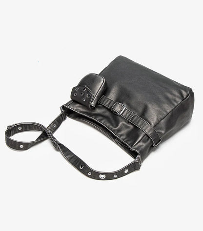 Damen-Schultertasche Vielseitig Geeignet für Alltag in stilvoller Form aus weichem Leder