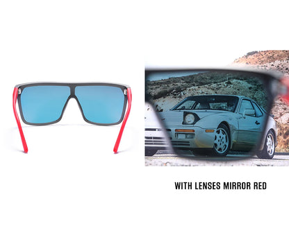 Sonnenbrille einteilig polarisiert UV400 5-Scharnier Herren