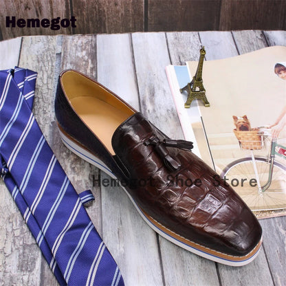 Elegante Herren-Loafer mit dicker Sohle – stilvoll & komfortabel
