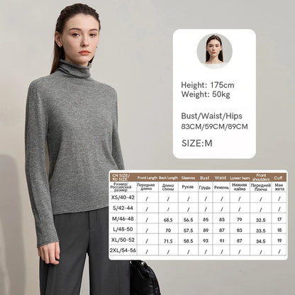 Damen V-Ausschnitt Pullover 100 % Wolle Basic Herbst-Winter