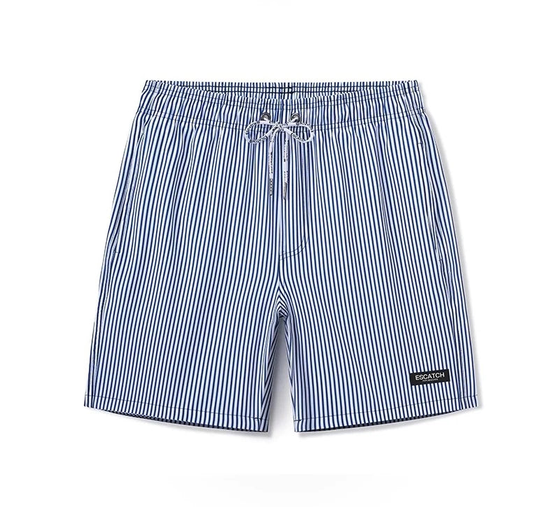 Herren-Badeshorts mit niedrigem Bund und sexy Print – ideal für Gym und Surfen, herausnehmbare Polster, mehrfarbig