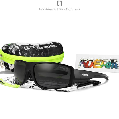 Sonnenbrille Sport polarisiert Cat.3 Druckmuster Rahmen Herren