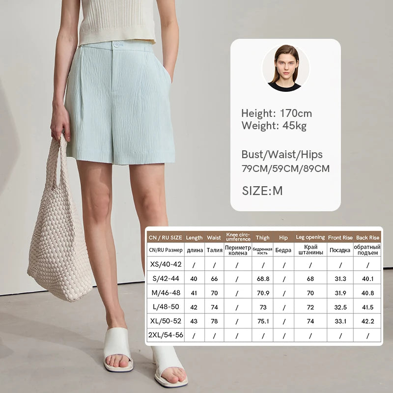 Damen Blazer Shorts aus leichtem Material für den Sommer 2025 mit Taschen