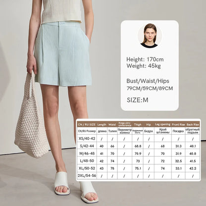 Damen Blazer Shorts aus leichtem Material für den Sommer 2025 mit Taschen
