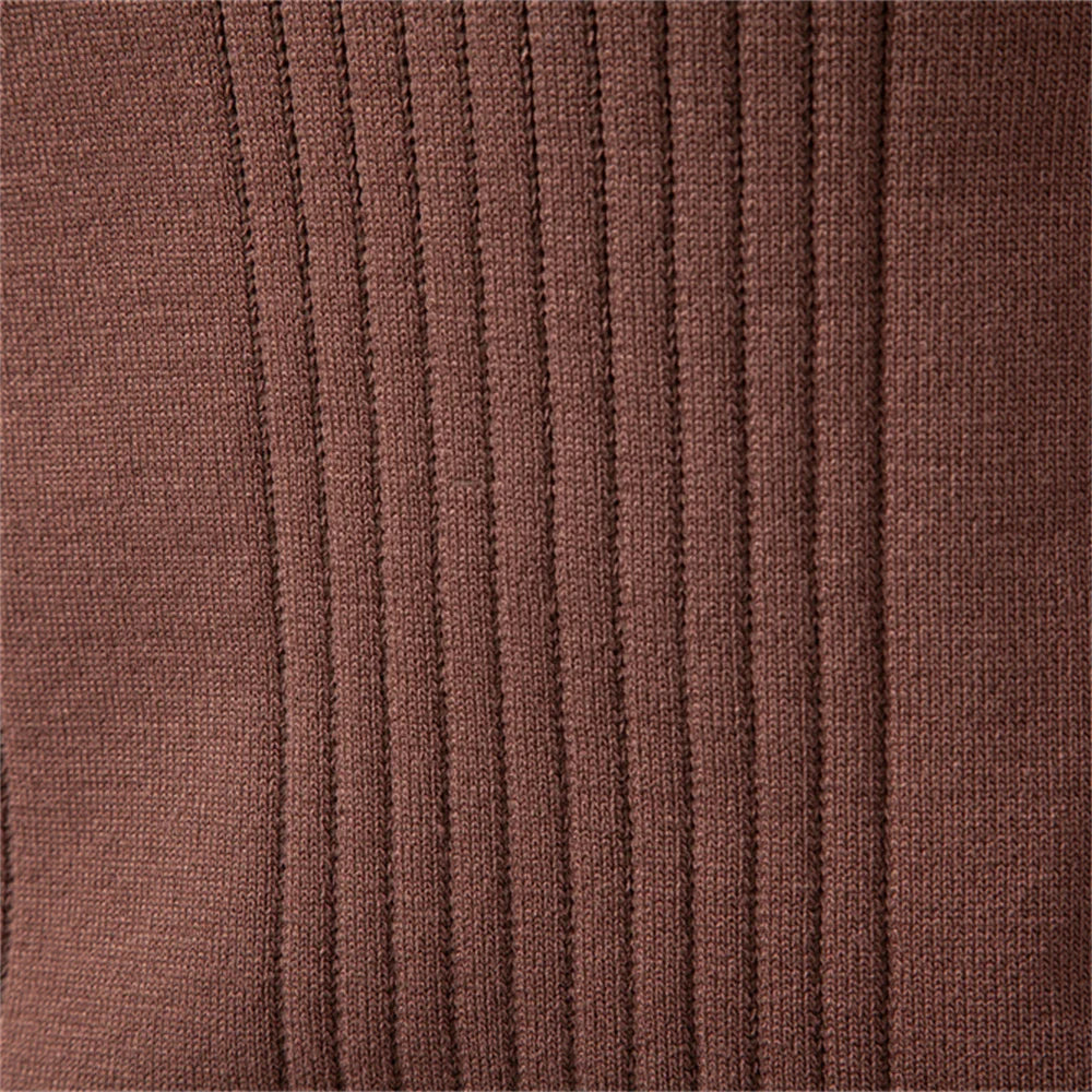 Premium Langarm Poloshirt Herren Knitterresistent Business