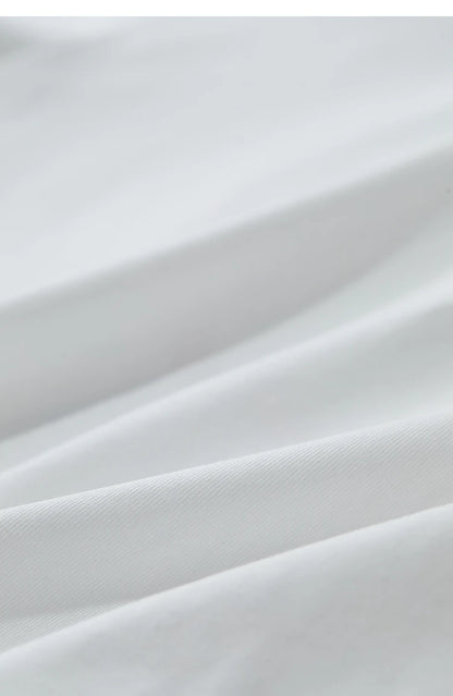 Damen T-Shirt aus ultraloch Stretch-Baumwolle mit Buchstaben-Bowknot-Aufdruck