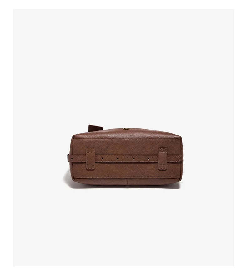 Damen Hobo Tasche Aus Echtem Leder Im Vintage Stil Mit Großer Kapazität