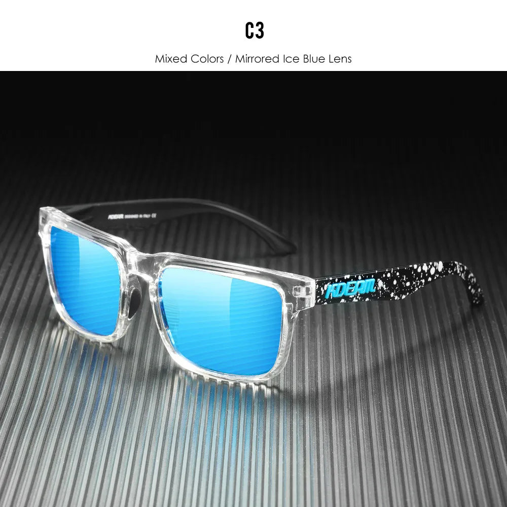 Sonnenbrille übergroß quadratisch polarisiert 64mm Angeln Herren