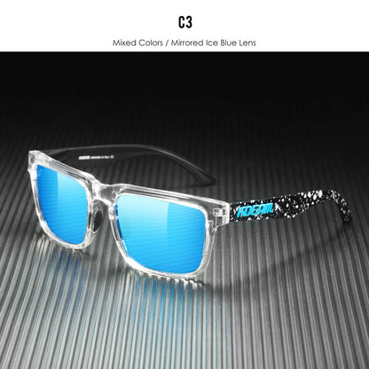 Sonnenbrille übergroß quadratisch polarisiert 64mm Angeln Herren