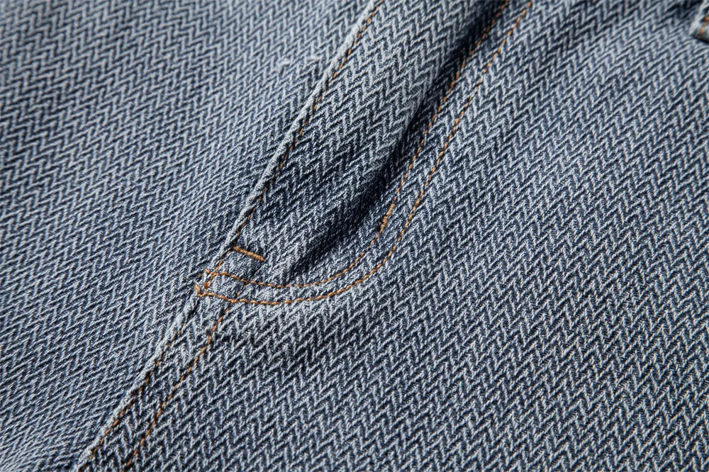 Retro-Denim Shorts Aus Baumwollmischung | Lässige Streetwear