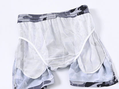 Herren-Badeshorts mit Mesh-Futter – Ideal für Strand und Sport