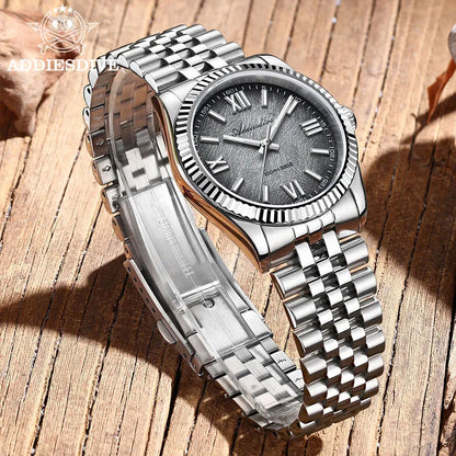 Herren-Quarzuhr mit Saphirglas und Jubilee-Armband