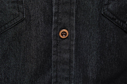 Herren Langarm Hemd aus elastischer Baumwolle im Casual Stil für Designer Kleidung