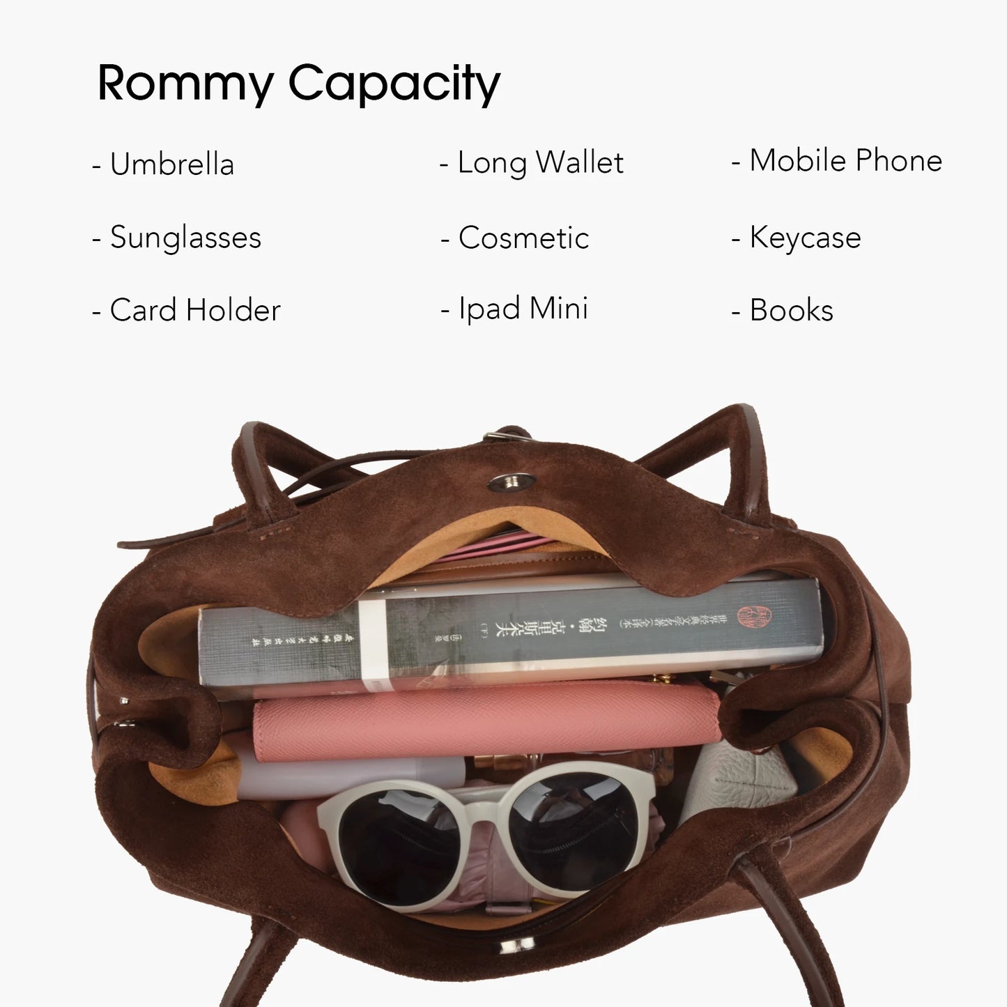 Damen-Schultertasche Aus Natur-Wildleder Mit Langem Henkel | Vielseitig