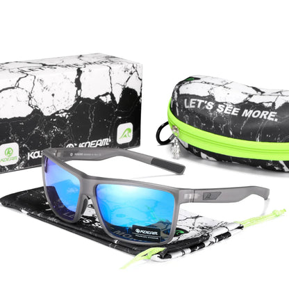 Sonnenbrille Rechteck polarisiert UV400 Beschichtung Herren