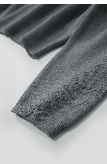 Damen-Strickjacke V-Ausschnitt Raglan einreihig locker vielseitig Herbst