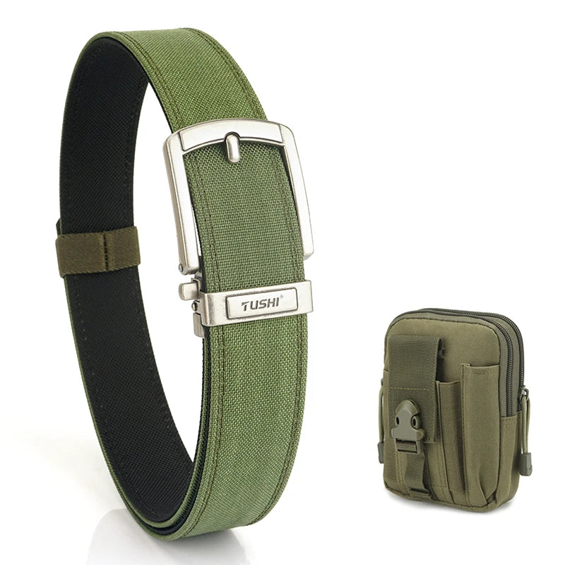 VATLY Rigid Tactical Gürtel Herren Nylon Metall-Schnalle Duty Casual
