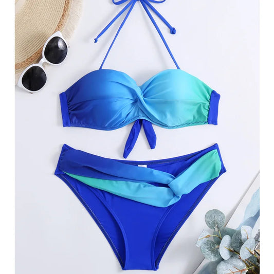 Sexy Bikini-Set für Damen mit Push-up-Effekt – ideal für Strand und Pool
