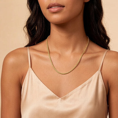 Damen-Halskette Venezia-Kette Silber klassisch aus Sterlingsilber