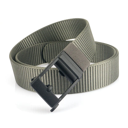 Herren-Gürtel aus Nylon 3,8 cm Breite verstellbar mit automatischer Schnalle für Alltag und Abenteuer