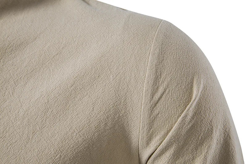 Leichtes Herren-Kurzarmhemd in einfarbigem Design – ideal für Freizeit und Business