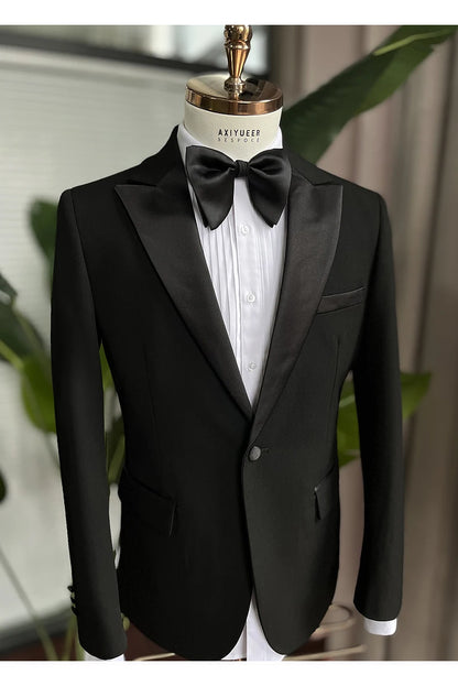 Lange Herren-Anzughose aus 50% Wolle, Slim Fit, tiefblau – ideal für Hochzeit, Büro und Alltag im Herbst und Frühling.