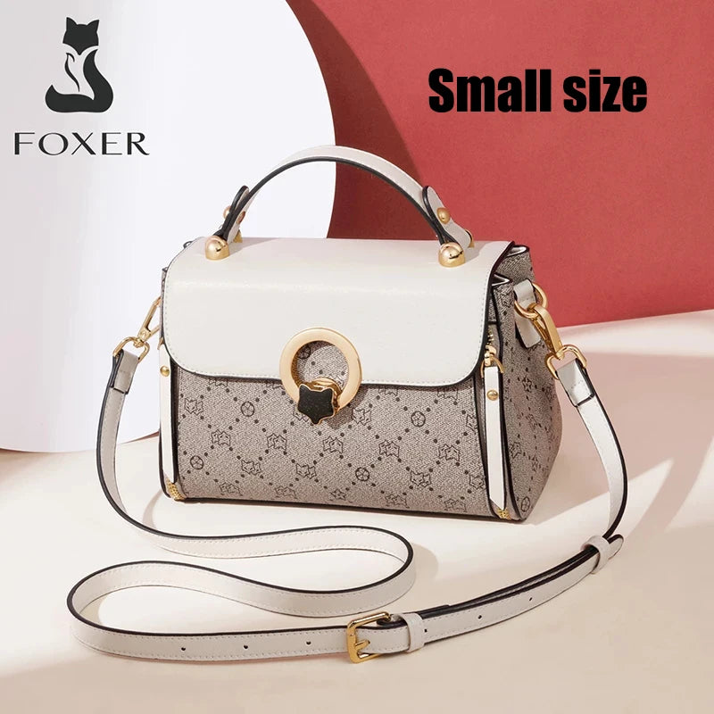 Damen Crossbody Tasche Aus PVC Leder Im Vintage Stil