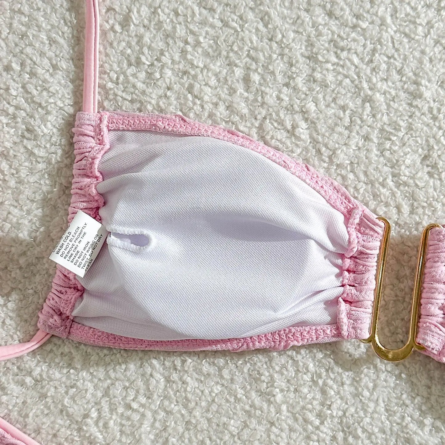 Gestreifter Bikini-Set für Damen – Sexy Bademode im brasilianischen Stil für Strand und Pool