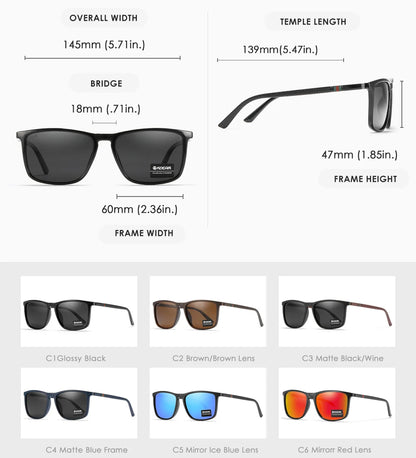 Sonnenbrille Fahren Angeln polarisiert Golf Reise Luxus Herren