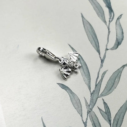 Damen-Charm-Anhänger Fledermaus süß aus Sterlingsilber