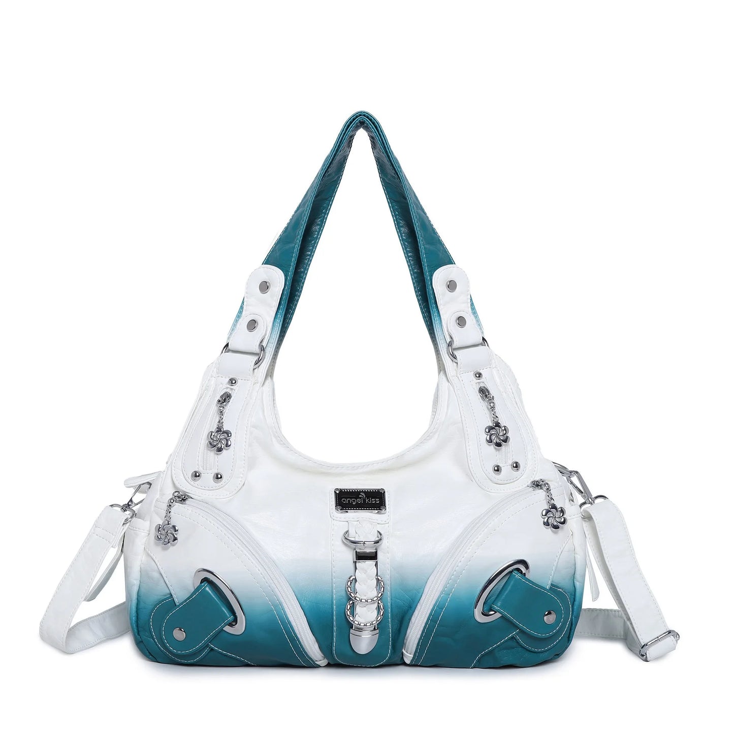 Damen-Handtasche Tie-Dye Muster und weiches Obermaterial Alltagsbegleiter für Alltag und Freizeit
