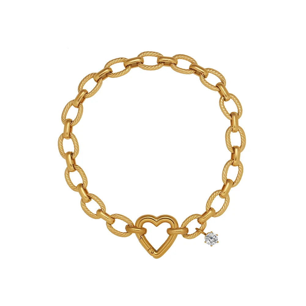Edelstahl Neue Stil Kette Chic Mode Armband Armreif Wasserdicht Eingetroffen PVD Überzogene Handgelenk Schmuck für Frauen