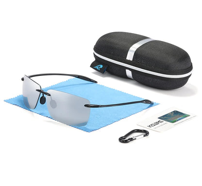 Sonnenbrille Sport TR90 leicht Laufen Fahren Karabiner-Etui Herren