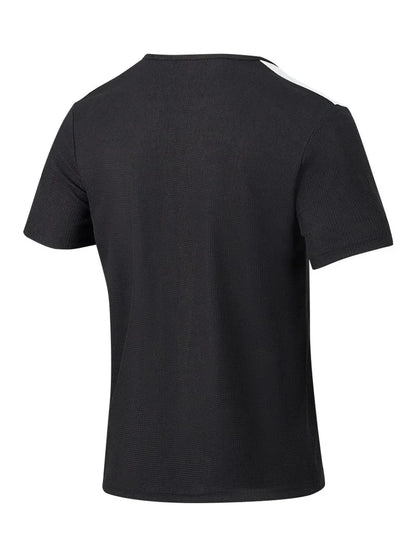 Kurzärmeliges Herren-Sommer-T-Shirt mit lockeren Streifen – vielseitiges, trendiges Oberteil für Paare