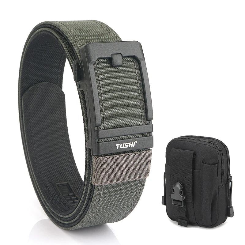 Unisex-Taktischer Gürtel aus 1100D Nylon mit Metall-Schnalle, Ideal für Airsoft-Pistolen