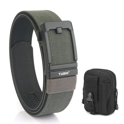 Unisex-Taktischer Gürtel aus 1100D Nylon mit Metall-Schnalle, Ideal für Airsoft-Pistolen