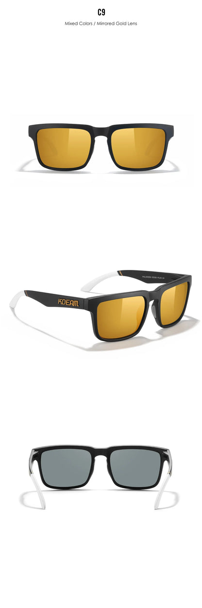 Sonnenbrille übergroß quadratisch polarisiert 64mm Angeln Herren