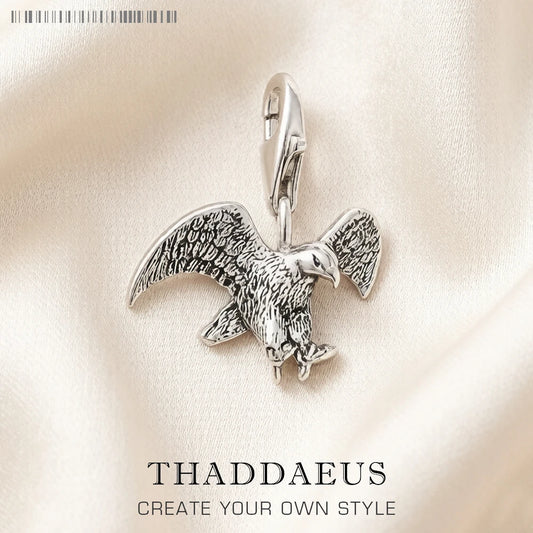 Damen-Charm Flying Eagle Armband aus Sterlingsilber