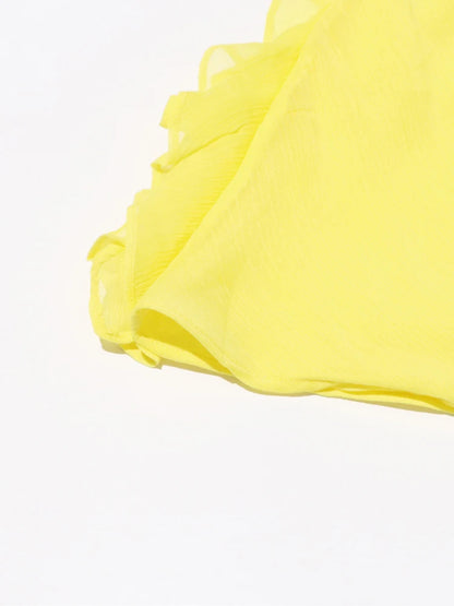 Lässige Damenbluse mit Stehkragen und langen Ärmeln im Patchwork-Design – transparent und stilvoll.