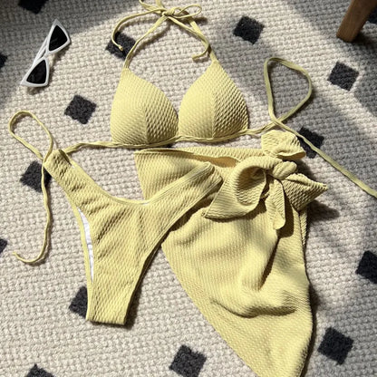 Sexy Push-Up-Bikini-Set für Damen – Brasilianischer Stil für Strand und Pool