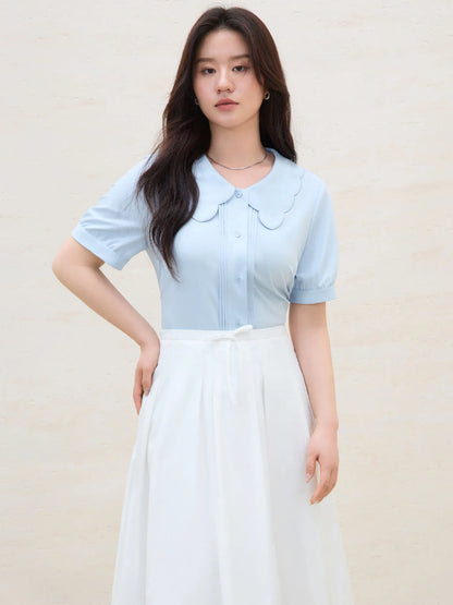 Elegantes Damen-Spitzenshirt in Übergröße – vielseitig und modisch für das Büro