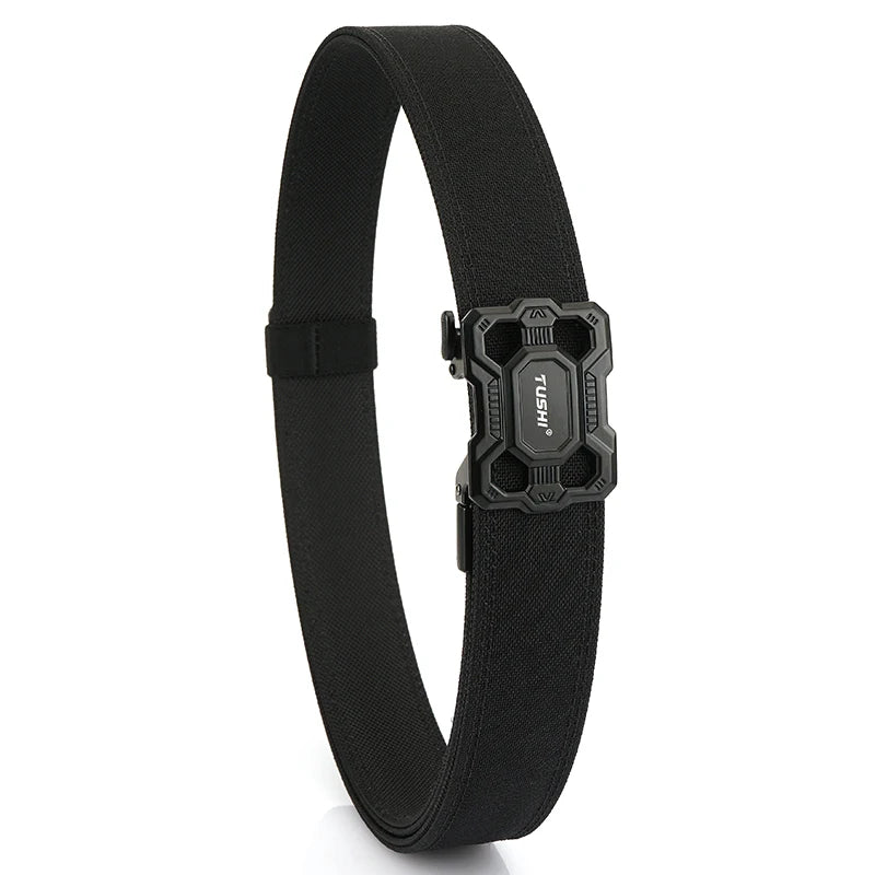 Herren-Taktischer Gürtel aus Nylon mit Robuster Metall-Schnalle Länge 110 bis 120 cm